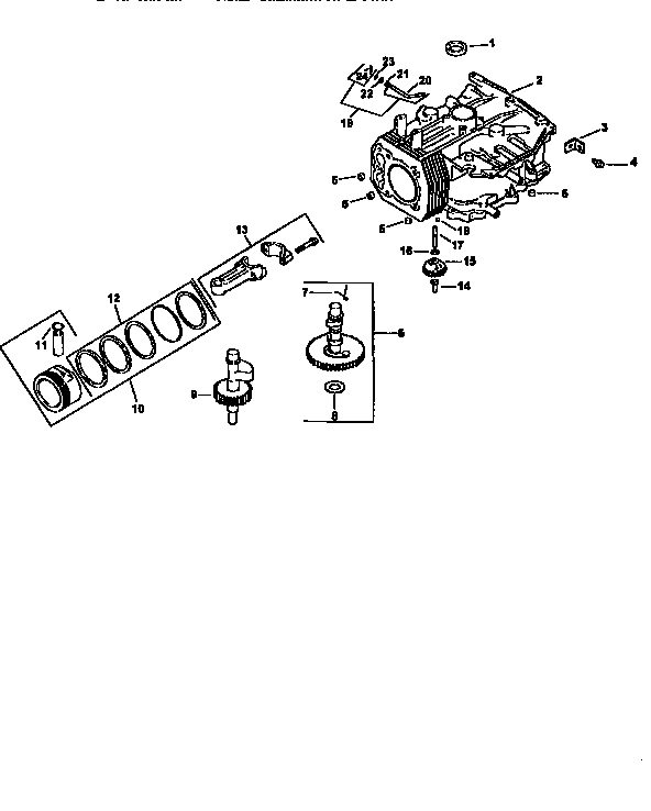Craftsman 917272021 crankcase diagram