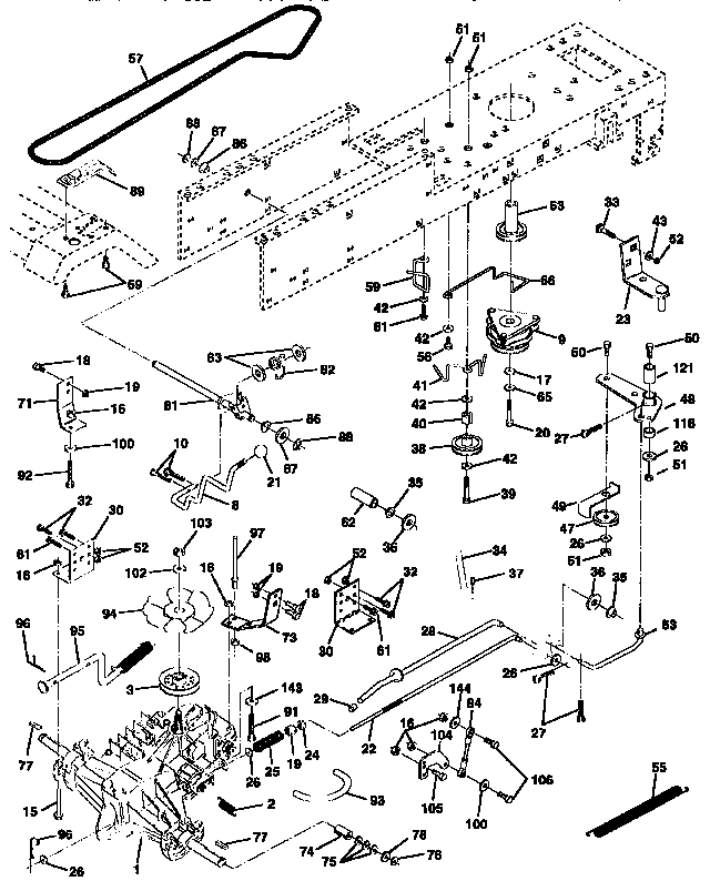 Craftsman 917258693 drive diagram