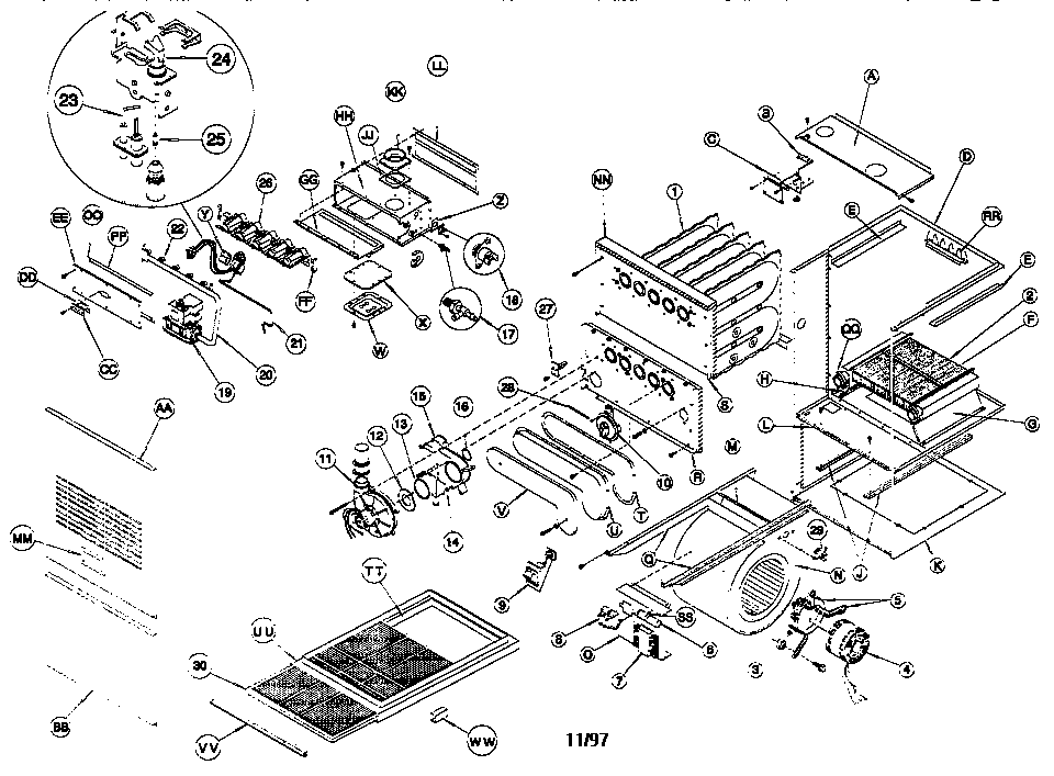 ICP NTGM125EKA2 unit parts diagram