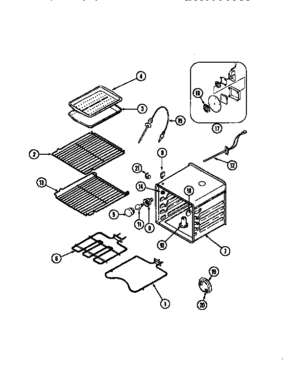 Jenn-Air WM27260W oven diagram