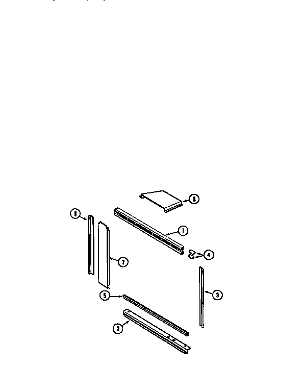Jenn-Air WM27260W trim kit diagram