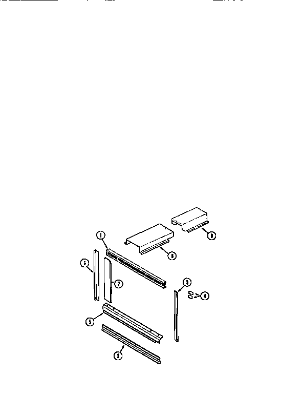 Jenn-Air WM27260W trim kit diagram