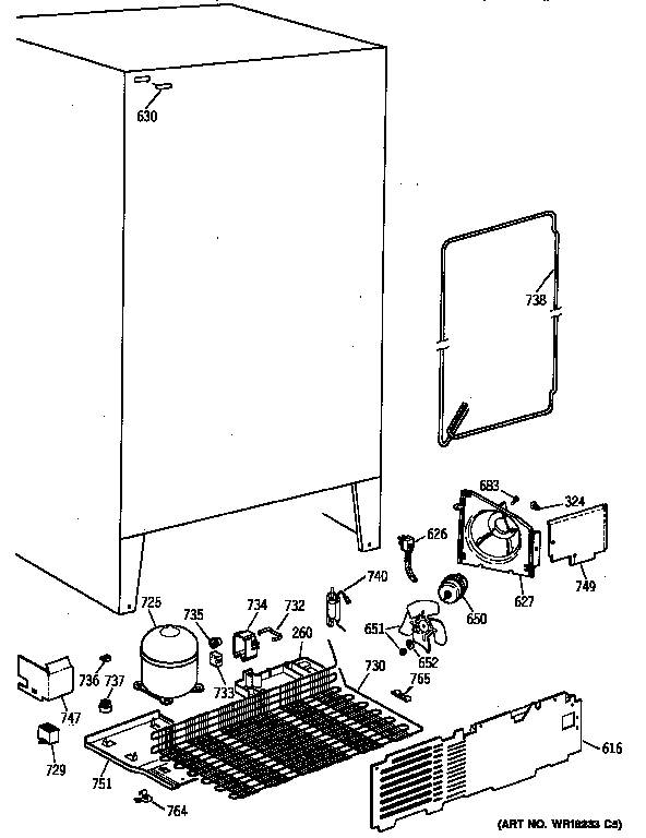 Kenmore 36348252890 unit parts diagram