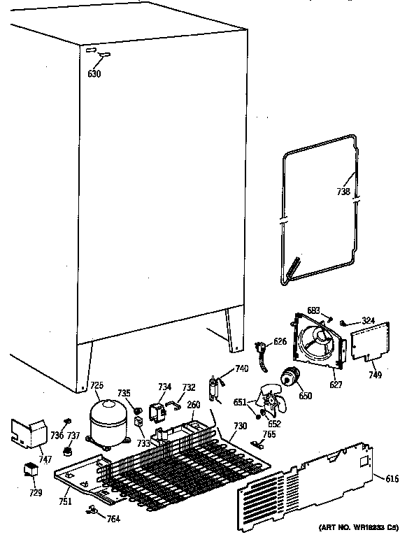 Kenmore 36348257890 unit parts diagram
