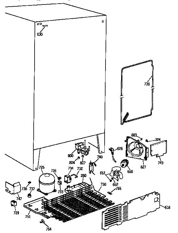 Kenmore 36358557890 unit parts diagram
