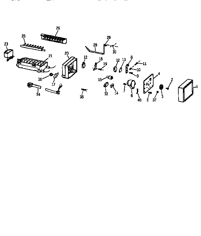 Kenmore 36358557890 icemaker wr30x0327 diagram