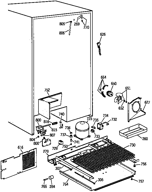 Kenmore 36358485890 unit parts diagram