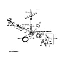 GE GSD2030Z00WW motor-pump mechanism diagram