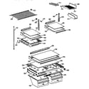 GE TBX21IAZHRAA shelf parts diagram