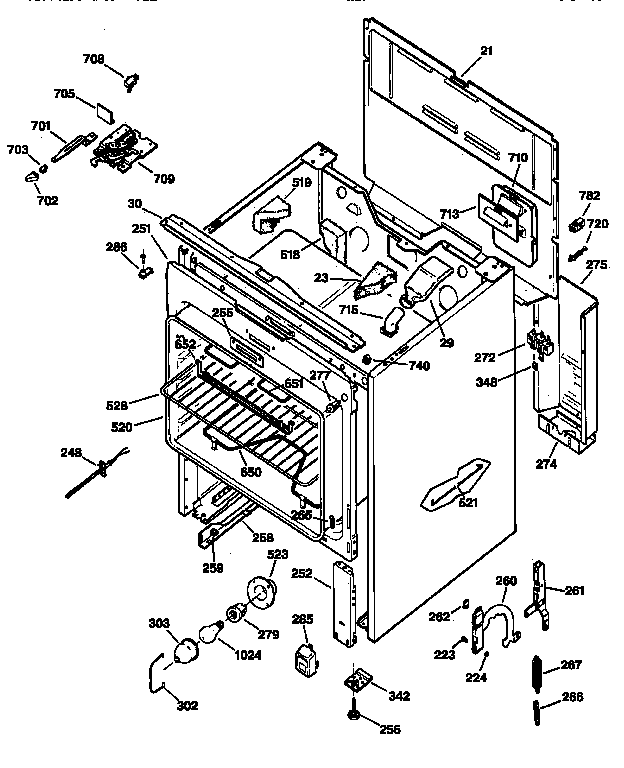 GE JBP66WY2 body parts diagram