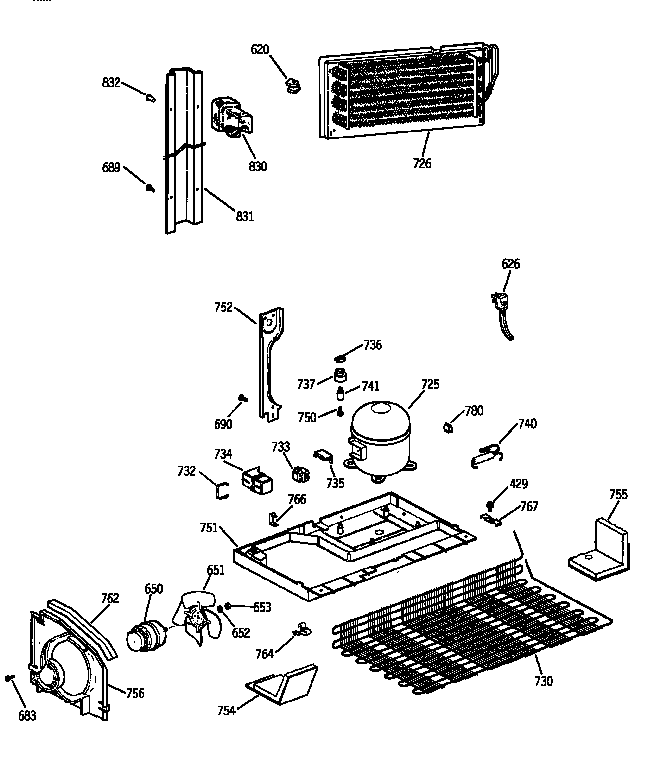 Kenmore 36368962893 unit parts diagram
