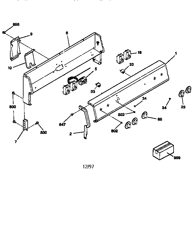 GE JBS02LY1WH control panel diagram