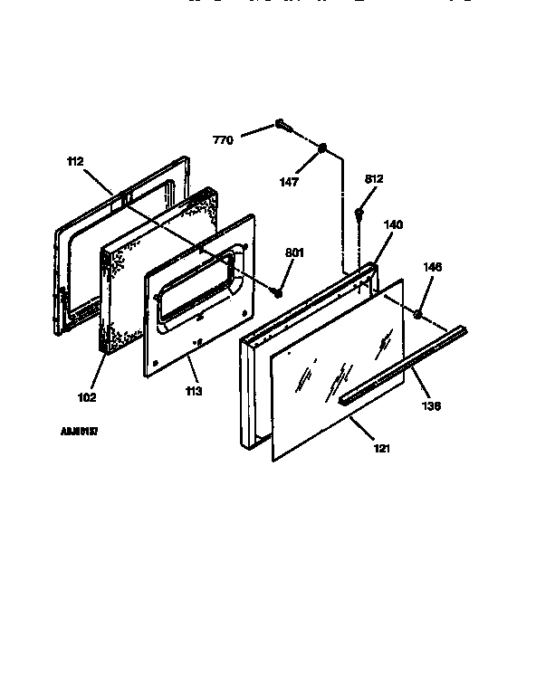 GE JBS02LY1WH door diagram