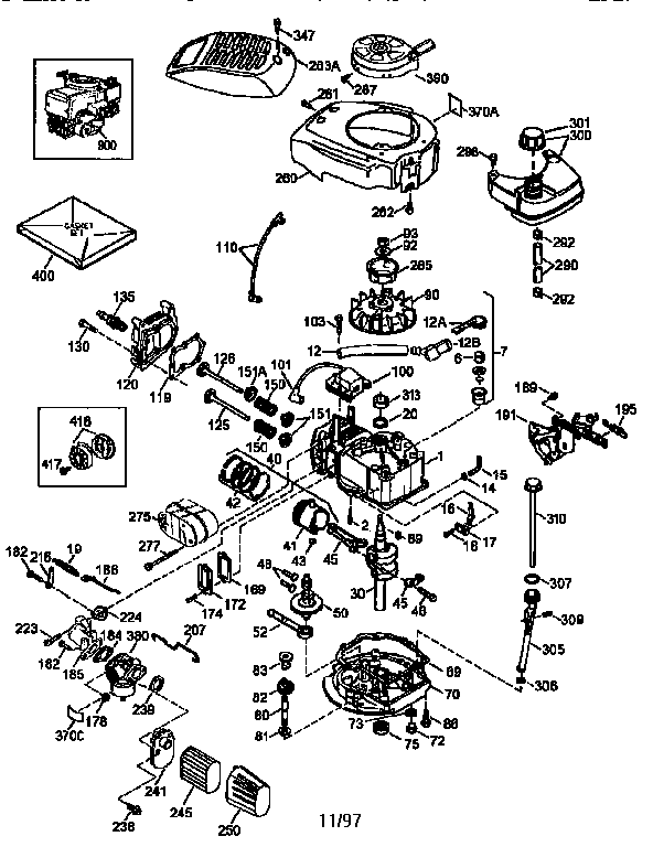 Craftsman 91737742A craftsman 4-cycle engine diagram