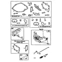 Craftsman 917387402 air cleaner assembly and gasket set diagram