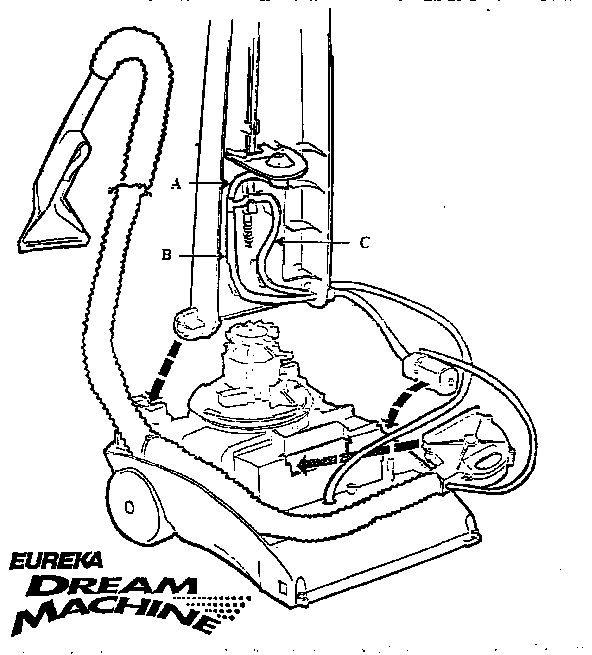 Eureka 2450BTN-2 tubing diagram
