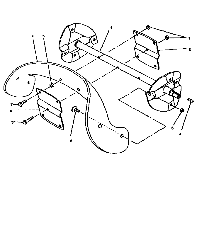 Lawn-Boy 320 (28222-7900001 & UP) rotor assembly diagram
