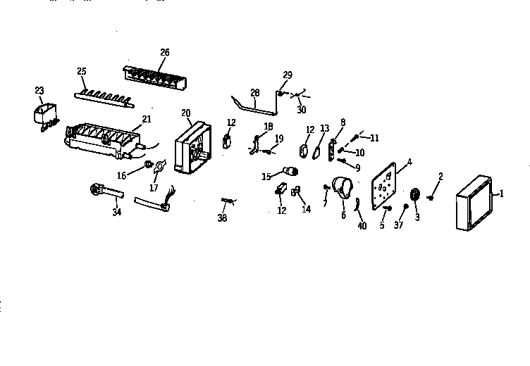 GE TBX18IAZLRWW icemaker wr30x0327 diagram