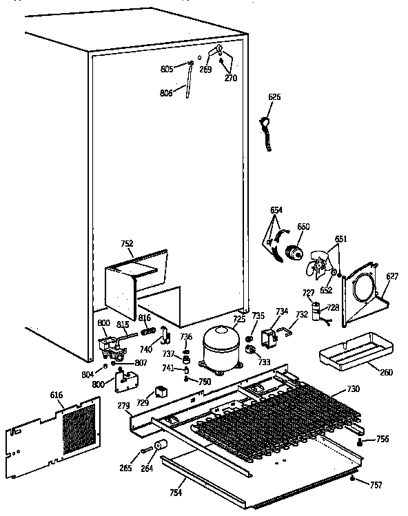 GE MSK28DHZAAA unit parts diagram