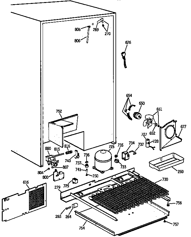 GE MSK28DHZCWW unit parts diagram