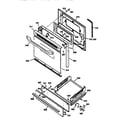 Kenmore 36272295790 door & drawer parts diagram