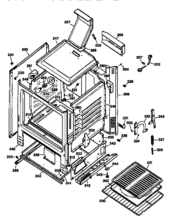 Kenmore 36272296790 body parts diagram
