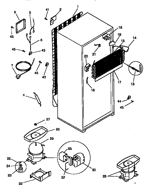 Kenmore 25368137890 unit parts diagram