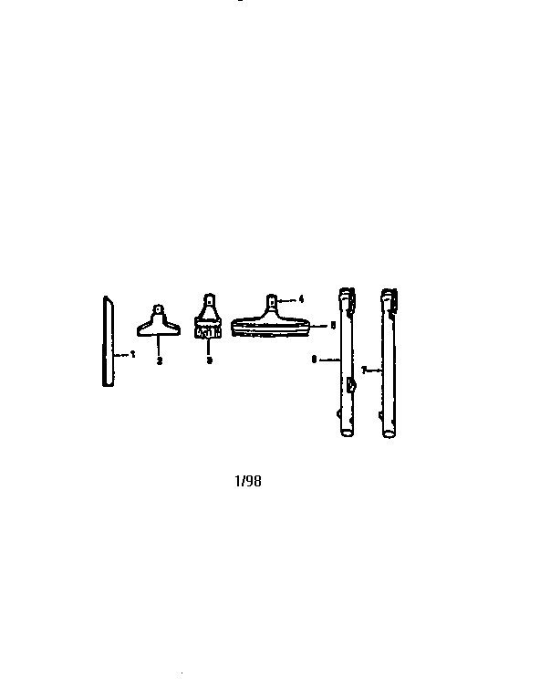 Hoover S5697 (40011) c.v.s. tools-deluxe kit diagram