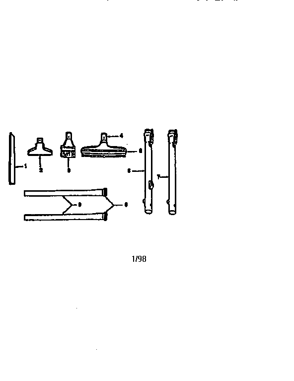 Hoover S5709 (40013) cvs tools deluxe kit diagram