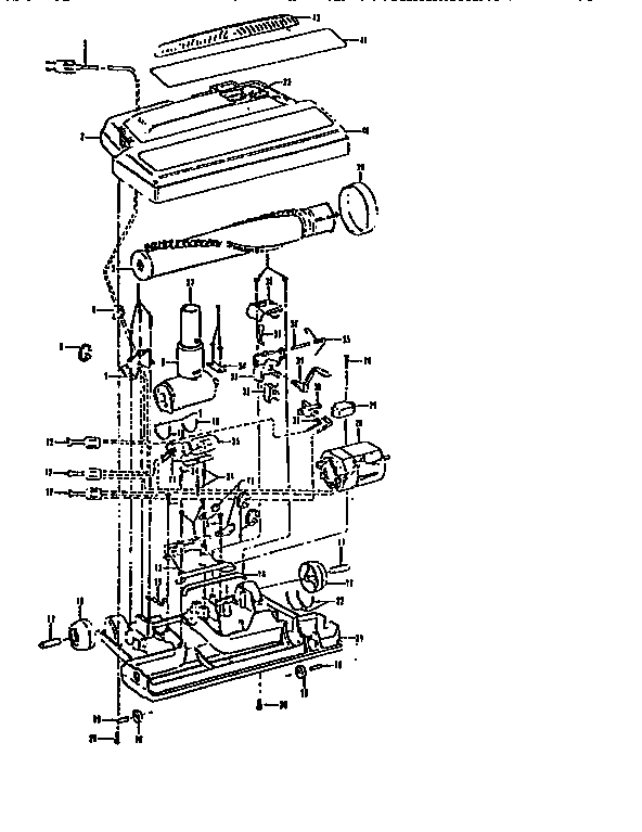Hoover S5709 (40013) cvs tools-deluxe kit diagram