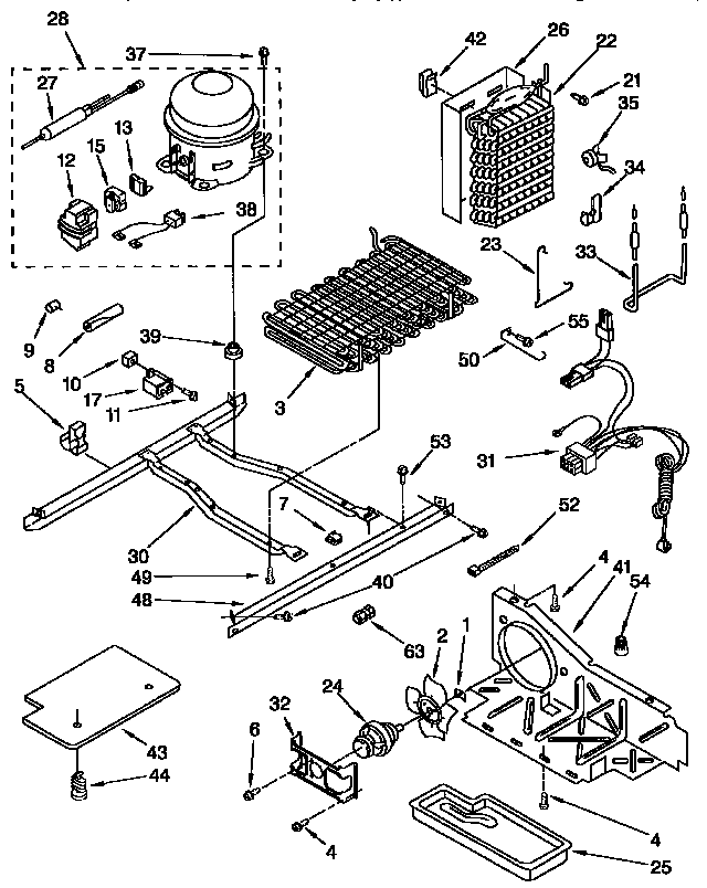 Whirlpool GD27DQXFN00 unit diagram