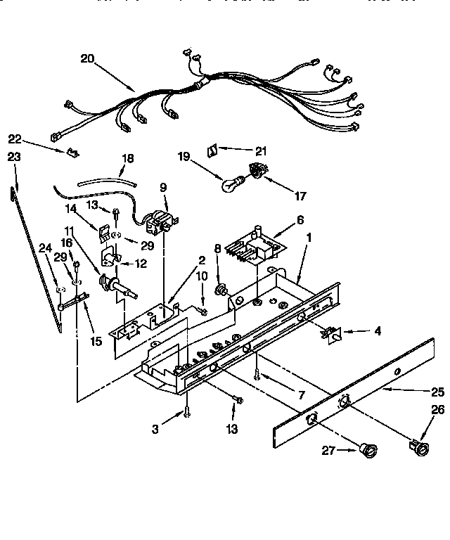 Whirlpool GD27DQXFN00 control diagram