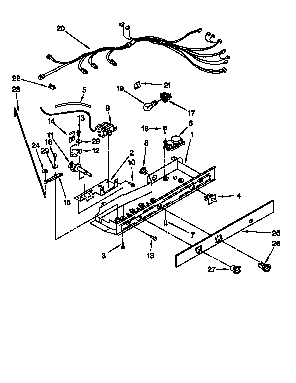 Whirlpool ED22GWXFN00 control diagram