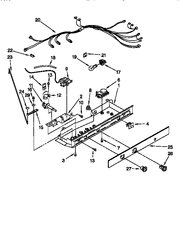 Whirlpool ED22PQXFW00 control diagram