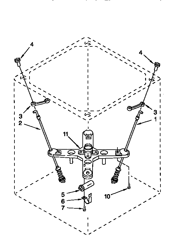 Kenmore 11048724790 suspension diagram