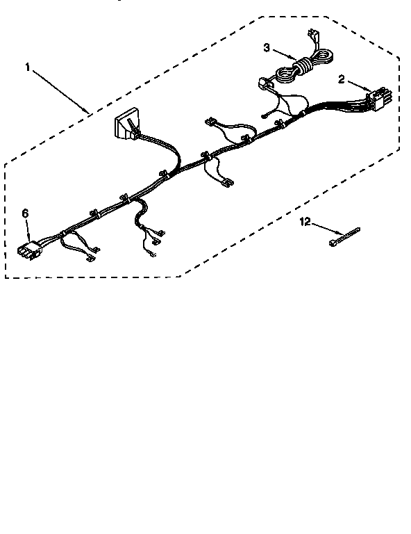 Kenmore 11048724790 wiring harness diagram