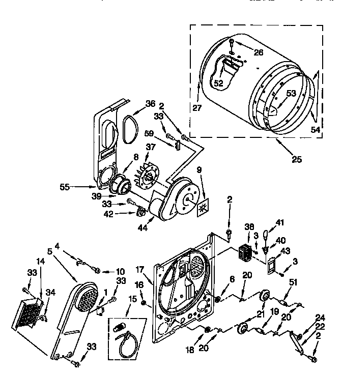 Kenmore 11067732794 bulkhead diagram