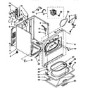 Kenmore 11066808694 cabinet diagram