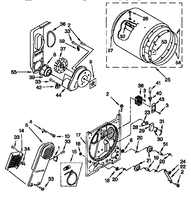 Kenmore 11066822694 bulkhead diagram