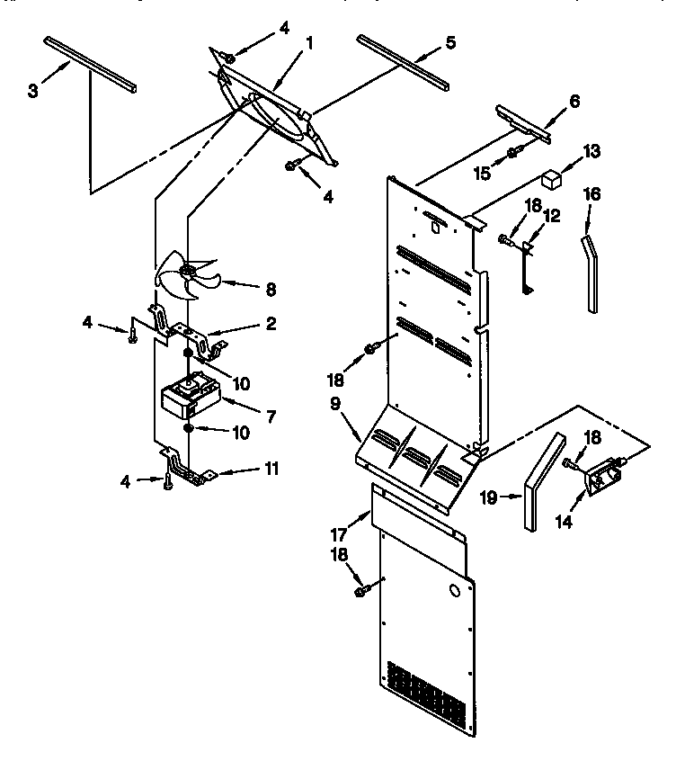 Whirlpool ED20DFXEB01 air flow diagram