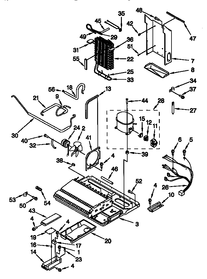 Whirlpool ED20DFXEB01 unit diagram
