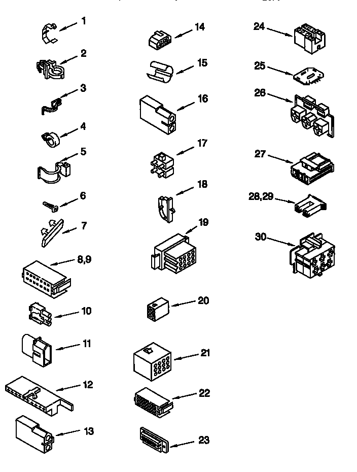 Kenmore 11018532790 wiring harness diagram