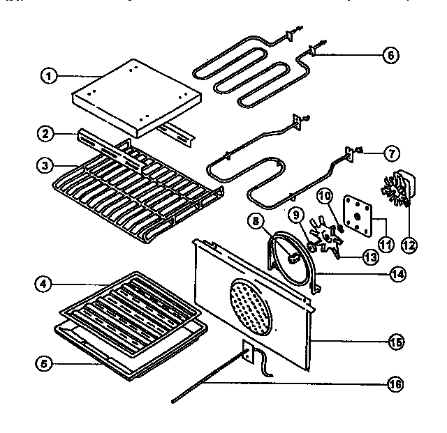 Viking Range VEDO275 oven accessories diagram