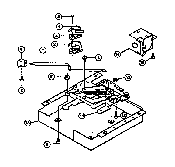 Viking Range VEDO275 door latch assembly diagram