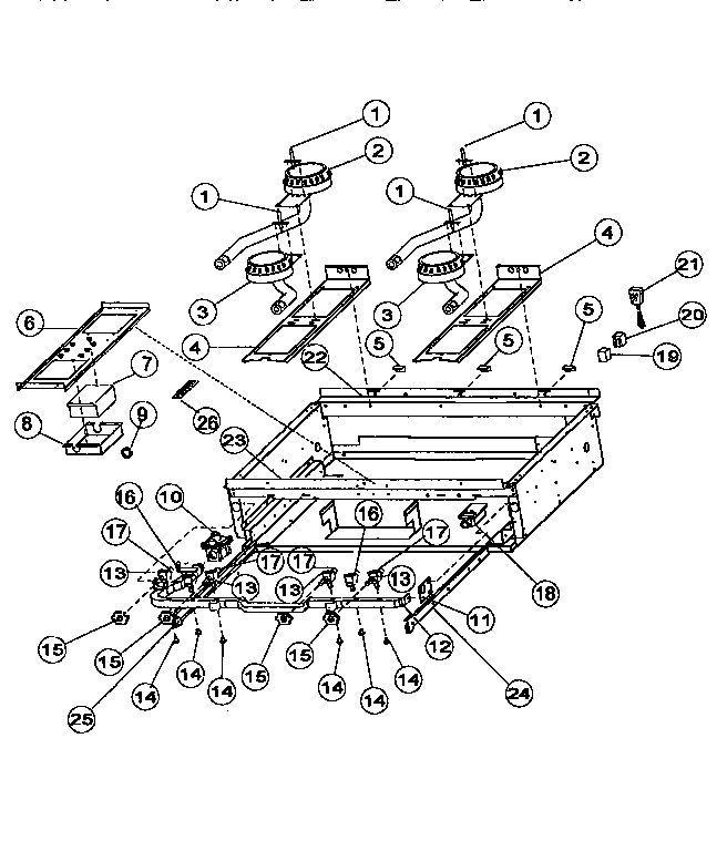 Viking Range VGSC30 burner box sub-assembly diagram
