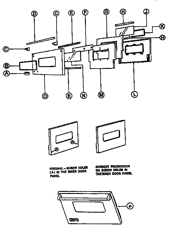 Viking Range VGSC30 door vgsc/ss 30" (before 2/94) diagram