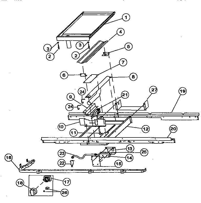 Viking Range VGRT60 griddle assembly diagram