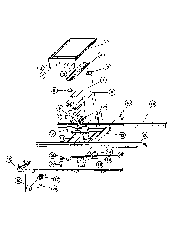 Viking Range VGRC48 griddle assembly diagram