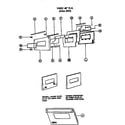 Viking Range VGRC36 48" right hand oven door after 5/1994 diagram