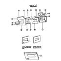 Viking Range VGRC36 48" left hand oven door after 5/1994 diagram